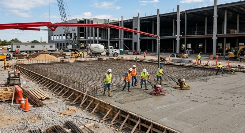 Commercial Slab Construction in Palmetto, FL