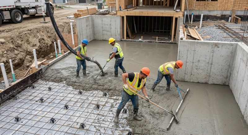Basement Concrete Installation in Venice, FL