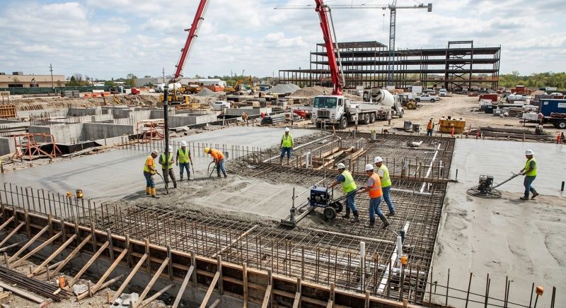 Commercial Slab Installation in Parrish, FL