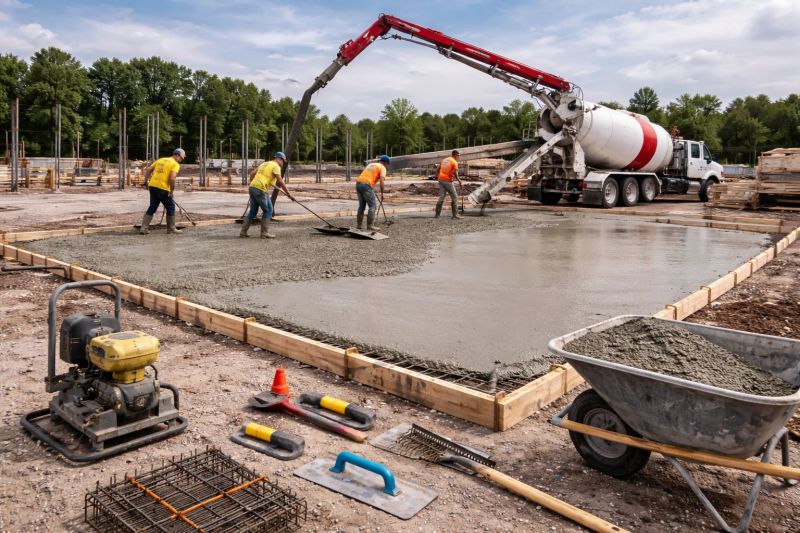 Commercial Slab Installation in Parrish, FL