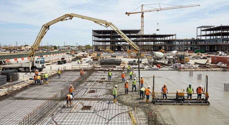 Commercial Slab Installation in Venice, FL