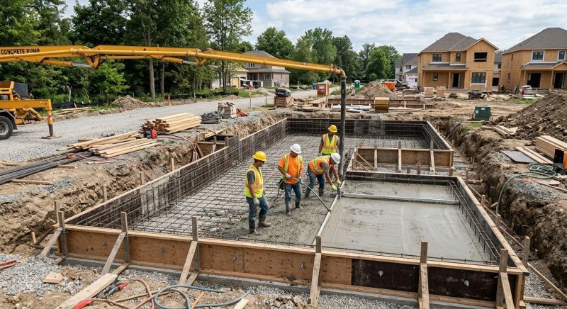 Concrete Foundation Installation in Englewood, FL