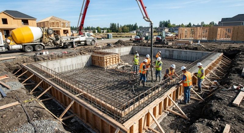 Concrete Foundation Installation in Myakka City, FL