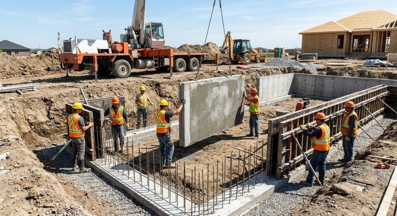 Foundation Wall Pouring in Ellenton, FL