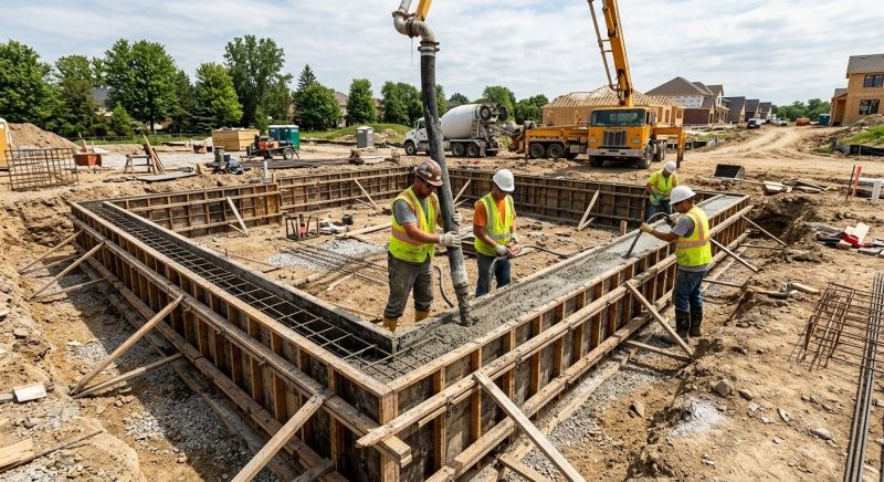 Foundation Wall Pouring in Sarasota County, FL