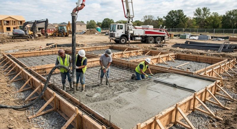 Poured Foundation Installation in Sarasota, FL